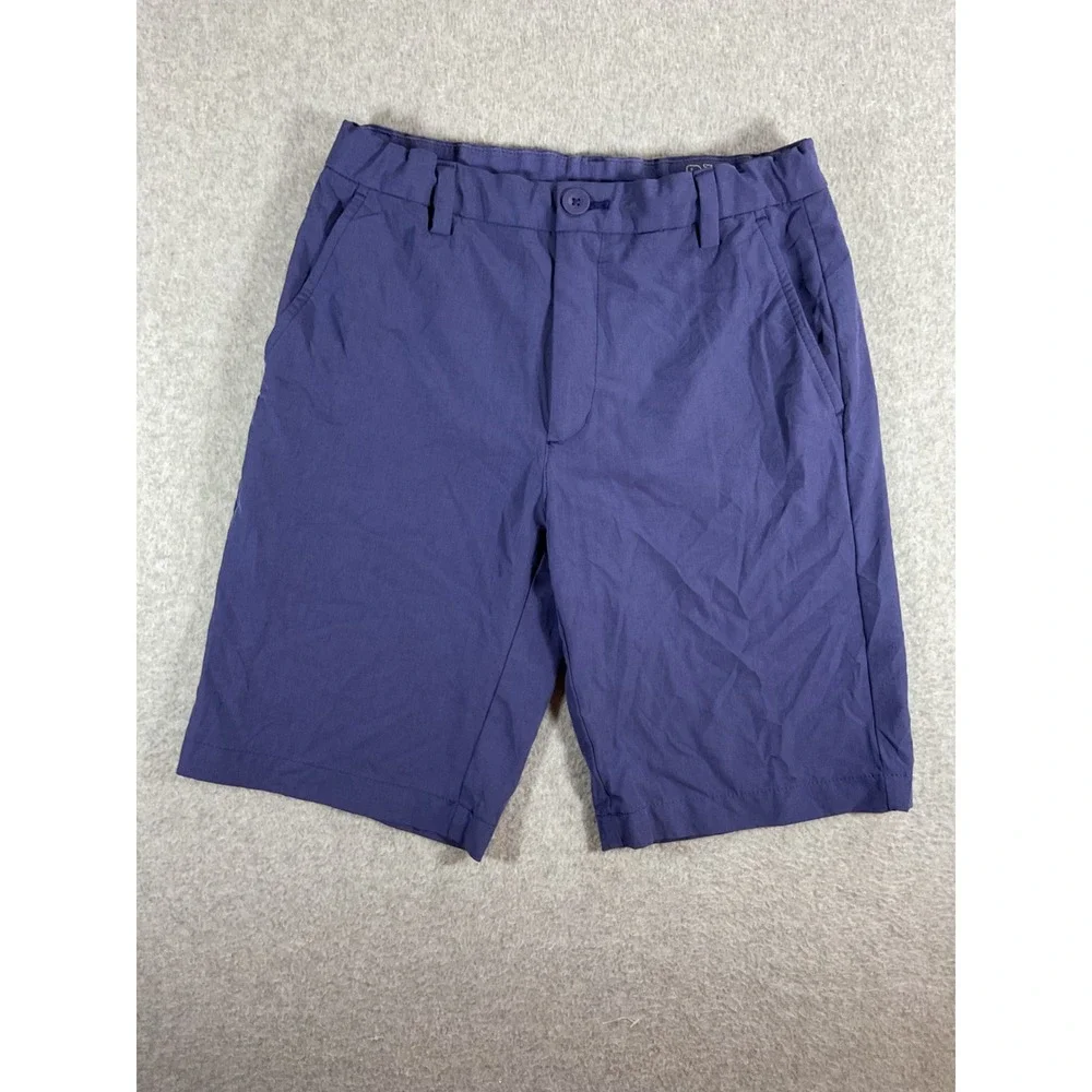 Vineyard Vines Performance Shorts Boys 14 Blue Adjustable Waist Chino 1488